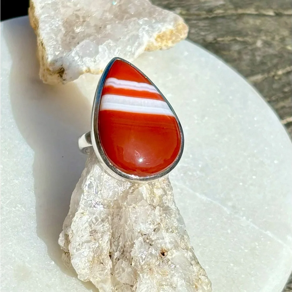 Botswana Agate Ring - Picture 9 of 12